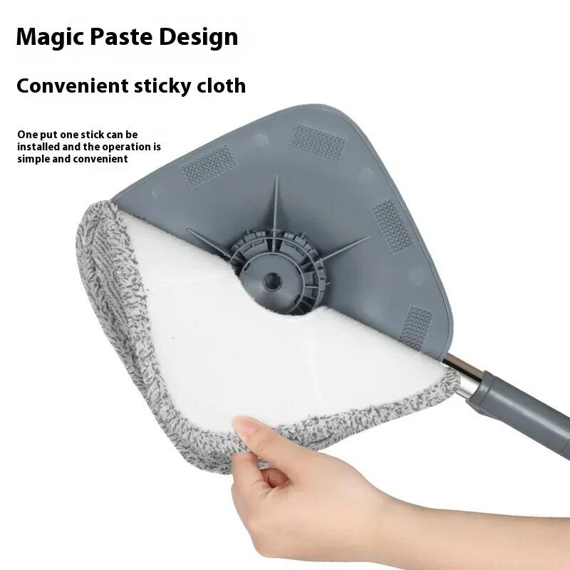 Mopa cuadrada giratoria con cubo de separación de aguas