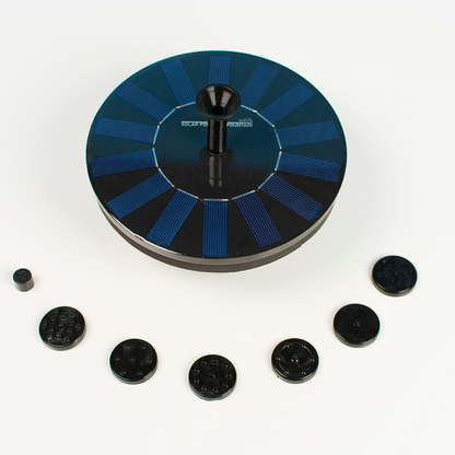 Fuente solar flotante y ecológica para jardines, estanques y piscinas